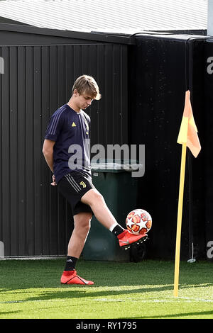 friendly football match - Juventus FC vs Juventus U23 Next Gen Hans  Nicolussi Caviglia of Juventus d