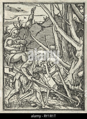 Woodcut from the Dance of Death by Hans Holbein the Younger entitled ...