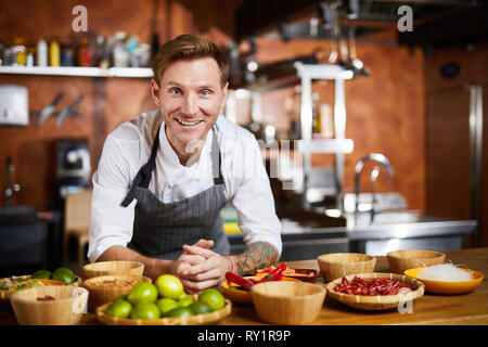 Smiling Chef Stock Photo