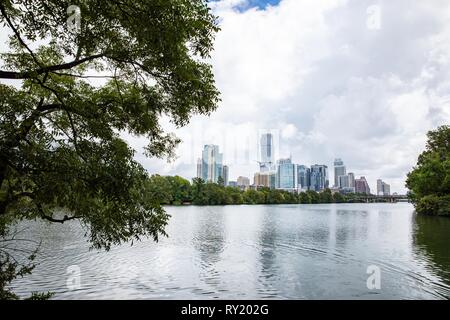 Lou Neff Point. Austin, Texas. September, 2018 Stock Photo