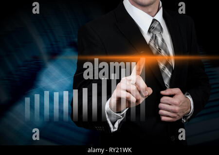 Business development to success and growing growth concept. Stock Photo