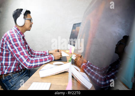Graphic design at work Stock Photo