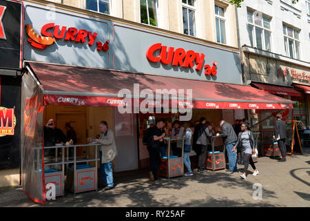 Curry 36, Mehringdamm, Kreuzberg, Berlin, Deutschland Stock Photo