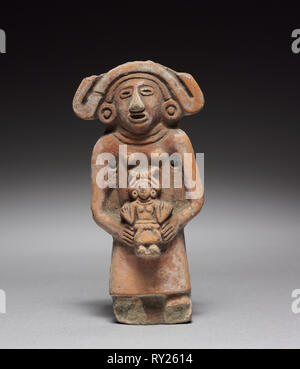 Figurine, 1325-1521. Mexico, Aztec. Pottery; overall: 12.2 cm (4 13/16 in Stock Photo