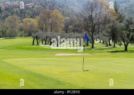 Garlenda golf course, Province of Savona, Liguria region, Italy Stock Photo