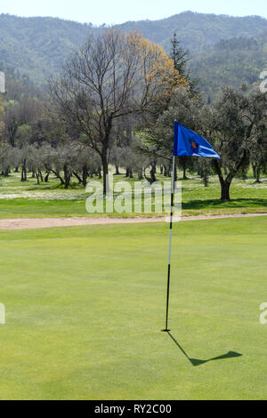 Garlenda golf course, Province of Savona, Liguria region, Italy Stock Photo
