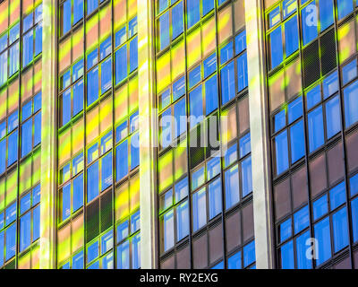 Close up of modern buildings in the City of London - England Stock Photo