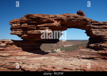 Natures Window, Kalbarri National Park, Western Australia Stock Photo