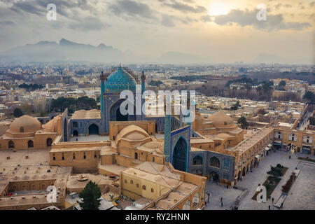 Naqsh-e Jahan Square in Isfahan, Iran, taken in Januray 2019 taken in hdr Stock Photo