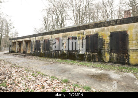 W2 FUHRER HEADQUARTERS IN LAFFAUX FRANCE Stock Photo