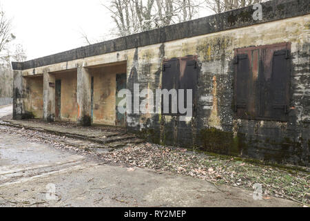 W2 FUHRER HEADQUARTERS IN LAFFAUX FRANCE Stock Photo