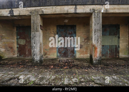 W2 FUHRER HEADQUARTERS IN LAFFAUX FRANCE Stock Photo