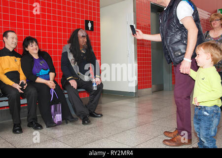 The Destination Star Trek event took place at London's ExCel centre from 19th - 21st October 2012. Stock Photo