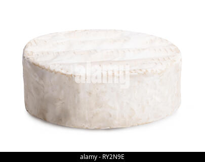 Cheese brie (camembert) isolated on white background. Clipping path Stock Photo