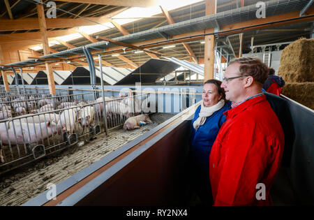 Ense, North Rhine-Westphalia, Germany - Ursula Heinen-Esser, Minister for the Environment, Agriculture, Nature and Consumer Protection of the State of Stock Photo