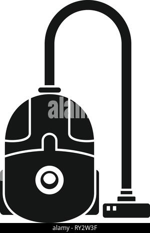 Vacuum cleaner icon. Simple illustration of vacuum cleaner vector icon for web design isolated on white background Stock Vector
