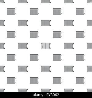 Modern radiator pattern seamless vector repeat geometric for any web design Stock Vector