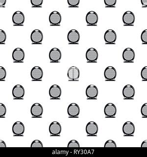 Home air heater fan pattern seamless vector repeat geometric for any web design Stock Vector