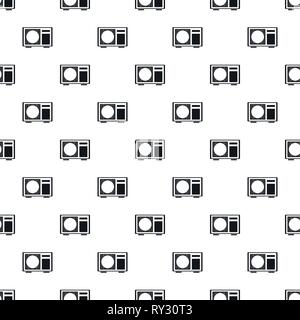 Outdoor conditioner radiator pattern seamless vector repeat geometric for any web design Stock Vector