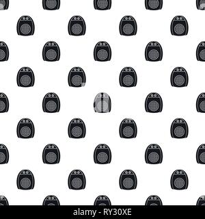 Home heater fan pattern seamless vector repeat geometric for any web design Stock Vector