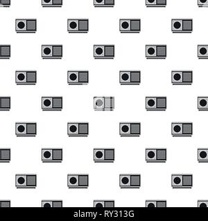 Conditioner part pattern seamless vector repeat geometric for any web design Stock Vector