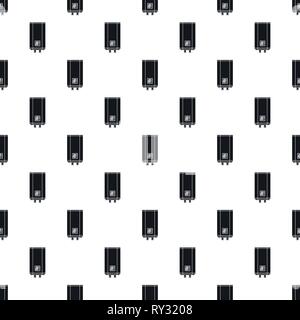 Natural gas boiler pattern seamless vector repeat geometric for any web design Stock Vector