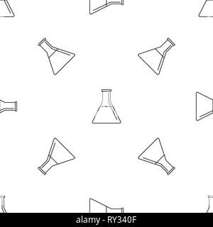 Petrol flask pattern seamless vector repeat geometric for any web design Stock Vector
