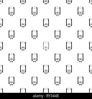 Digital panel boiler pattern seamless vector repeat geometric for any web design Stock Vector