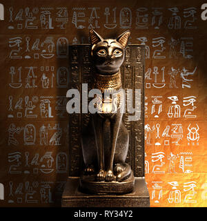 Bastet old Egypt divinity statue Stock Photo