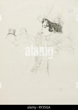 Miss May Belfort, 1895. Henri de Toulouse-Lautrec (French, 1864-1901). Lithograph; sheet: 58.7 x 41.6 cm (23 1/8 x 16 3/8 in.); image: 32.5 x 26.3 cm (12 13/16 x 10 3/8 in Stock Photo