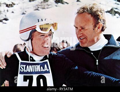 REDFORD,HACKMAN, DOWNHILL RACER, 1969 Stock Photo