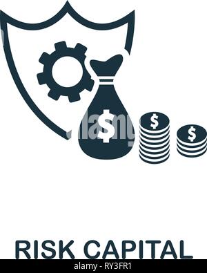 Financial Risk icon. Simple element from risk management icons