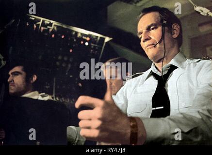 CHARLTON HESTON, SKYJACKED, 1972 Stock Photo