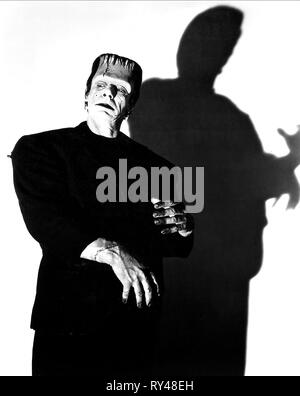 GLENN STRANGE, ABBOTT AND COSTELLO MEET FRANKENSTEIN, 1948 Stock Photo