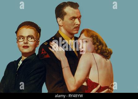 ARTHUR,LUND,DIETRICH, A FOREIGN AFFAIR, 1948 Stock Photo