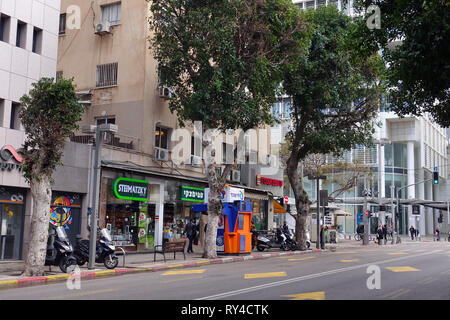 Steimatzky book store in Tel Aviv Stock Photo