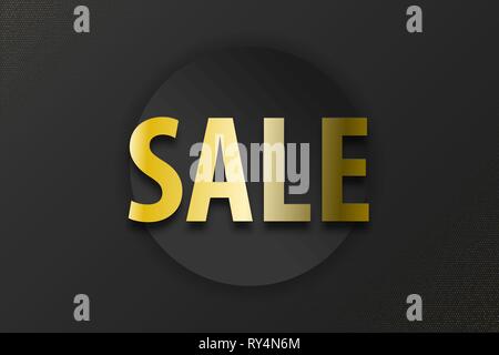 Paper cut black friday 3d web backdrop Stock Vector