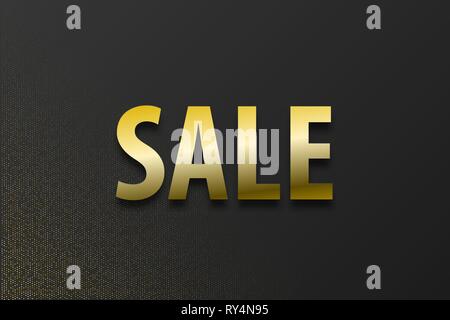 Paper cut black friday 3d web backdrop Stock Vector
