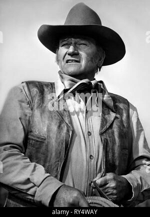 JOHN WAYNE, CHISUM, 1970 Stock Photo