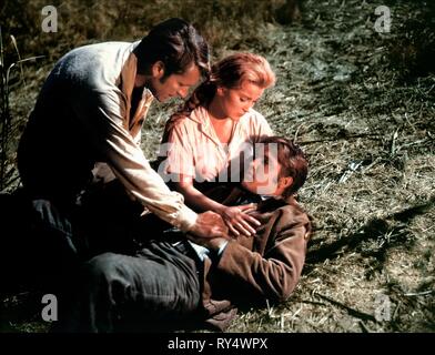 EGAN,PAGET,PRESLEY, LOVE ME TENDER, 1956 Stock Photo