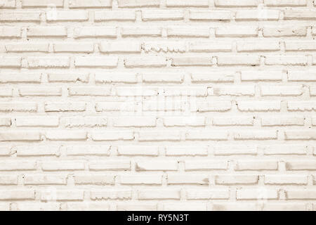Cream colors and white brick wall art concrete or stone texture background in wallpaper limestone abstract paint to flooring and homework/Brickwork or Stock Photo
