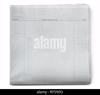 Fake Newspaper Front Page Blank Stock Photo Alamy