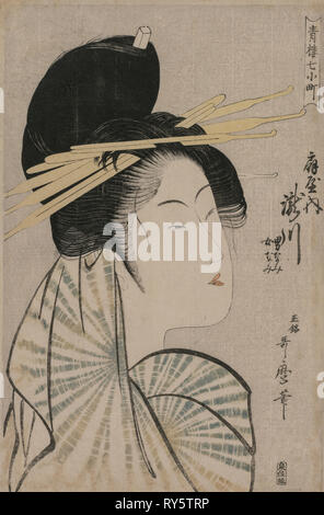 Kitagawa Utamaro. Takigawa, from the series Array of Supreme