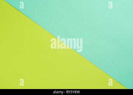 texture background of fashionable color with top view, minimal concept, flat lay: blue, orange, green and pink Stock Photo