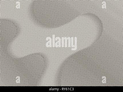 Abstract wavy geometric dynamic 3D dot pattern background and texture halftone style. Trendy gradient fluid shapes composition modern concept. Vector  Stock Vector