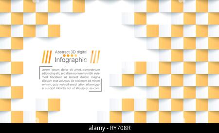 Abstrack paper background - origami template. Stock Vector