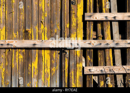 Old garage doors, Germany, Europe Stock Photo