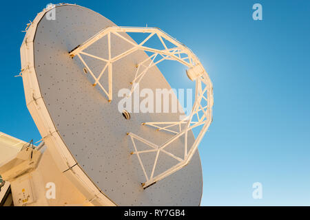 Antenna of a radio telescope in the Atacama desert, Chile Stock Photo