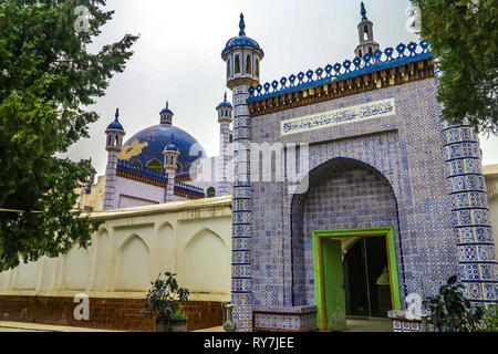Kashgar Hajib Yusuf Khass Balasaguni Tomb Main Gate Entrance View Point Stock Photo