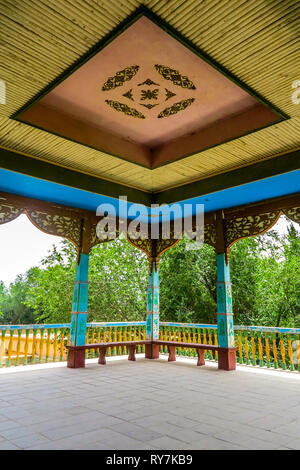 Kuche Royal King Palace Courtyard Garden Pavilion Terrace Stock Photo